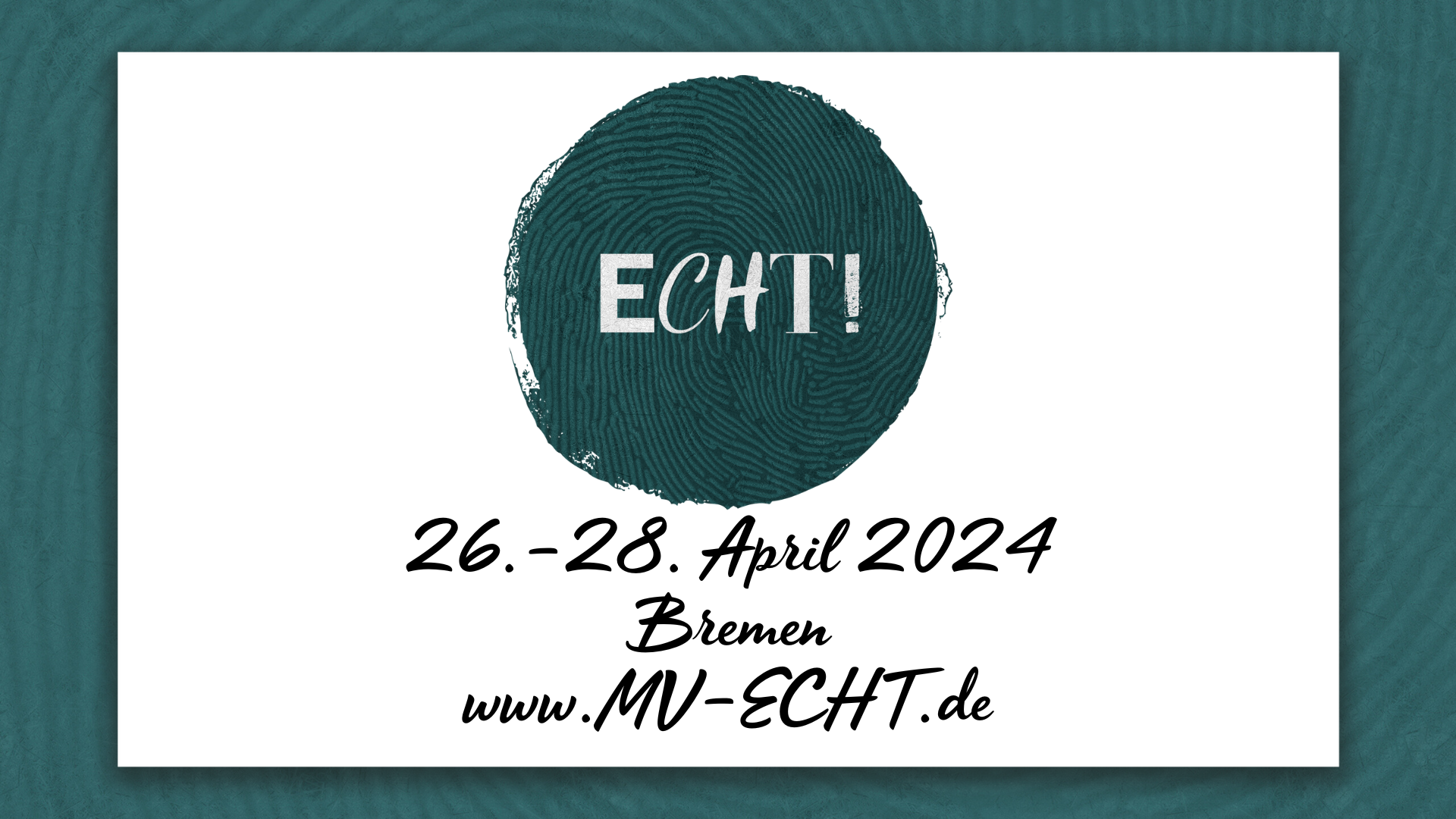 MV ECHT 2024 – Mitarbeiterkonferenz in Bremen